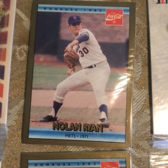 Nolan Ryan 1992 Donruss Coca Cola card mint in package + unopened Kellogg’s card - Picture 3 of 8
